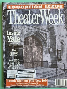 Inside Yale Drama Boyd Gaines She Loves Me Theater Week Magazine October 18 1993